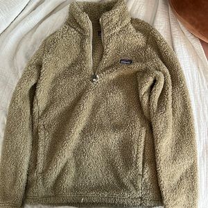 patagonia quarter zip teddy fleece